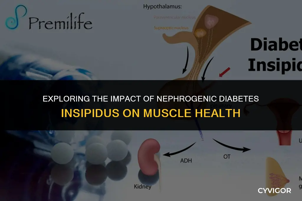how is nephrogenic diabetes insipidus affect muscles