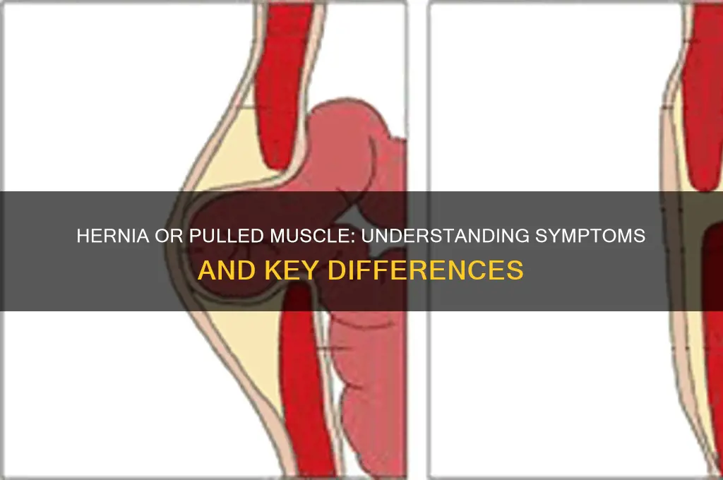 how likely is a hernia vs a pulled muscle