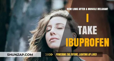 Safe Timing: When to Take Ibuprofen After Muscle Relaxant Use