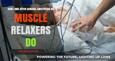 Muscle Relaxers Post-Anesthesia: Timing and Recovery Explained