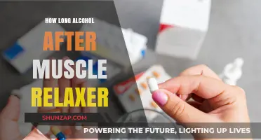 Safe Alcohol Consumption After Muscle Relaxers: Timing and Risks Explained
