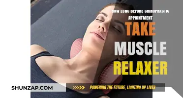 Should You Take a Muscle Relaxer Before Your Chiropractic Appointment?