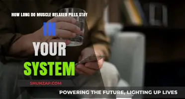 Muscle Relaxer Pills: Duration in Your System Explained