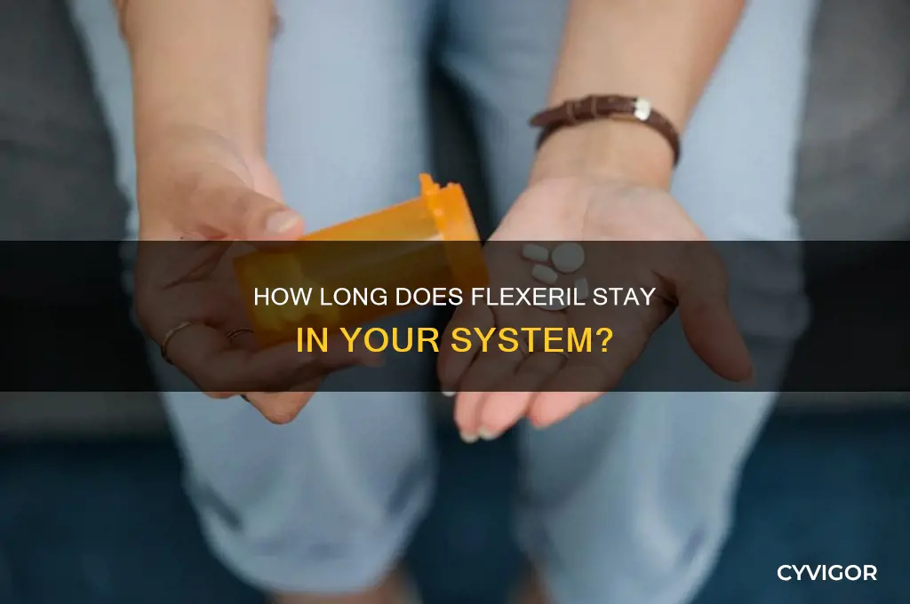 how long do muscle relaxers flexeril stay in your system