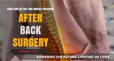 Post-Back Surgery Muscle Relaxer Use: Duration and Recovery Tips