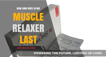 Understanding the Duration of a 10mg Muscle Relaxer's Effects