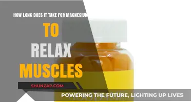 Magnesium's Muscle Relaxation Timeline: How Long for Relief?