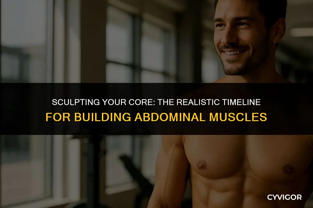 how long does it take to build abdominal muscles