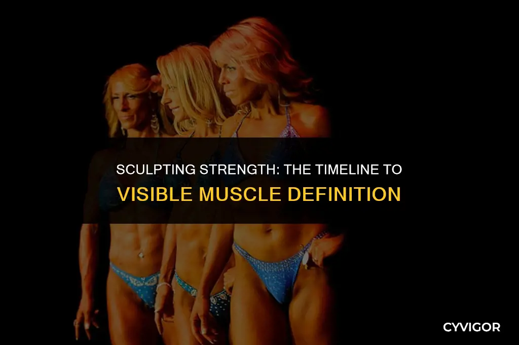 how long does it take to get muscle definition