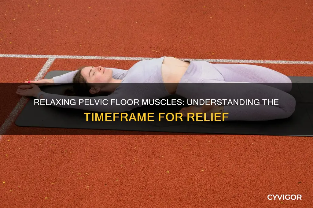 how long does it take to relax pelvic floor muscles