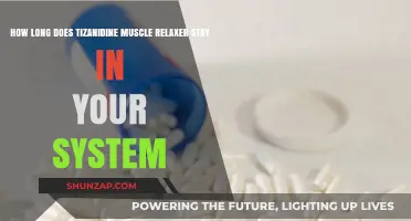 Tizanidine Muscle Relaxer: Duration in Your System Explained