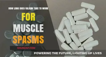 Valium for Muscle Spasms: Understanding Onset Time and Relief Duration