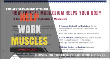 Magnesium Supplements: How Long Until Your Muscles Feel the Benefits?
