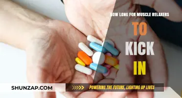Muscle Relaxers: Timing and Effects for Quick Pain Relief