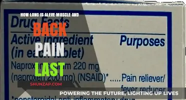 Aleve Muscle & Back Pain Relief: Duration and Effectiveness Explained