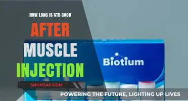 CTB Muscle Injection Shelf Life: Duration and Storage Tips