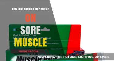 How Long to Apply Bengay for Sore Muscle Relief: A Guide