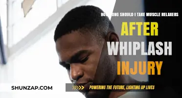 Whiplash Recovery: Optimal Duration for Muscle Relaxers After Injury
