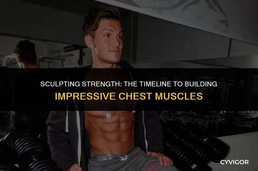 how long to build chest muscle