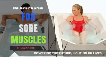 Soothing Sore Muscles: Optimal Hot Bath Duration for Recovery