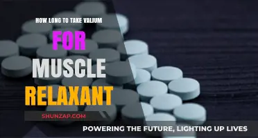 Valium for Muscle Relaxation: Optimal Duration and Safe Usage Guide