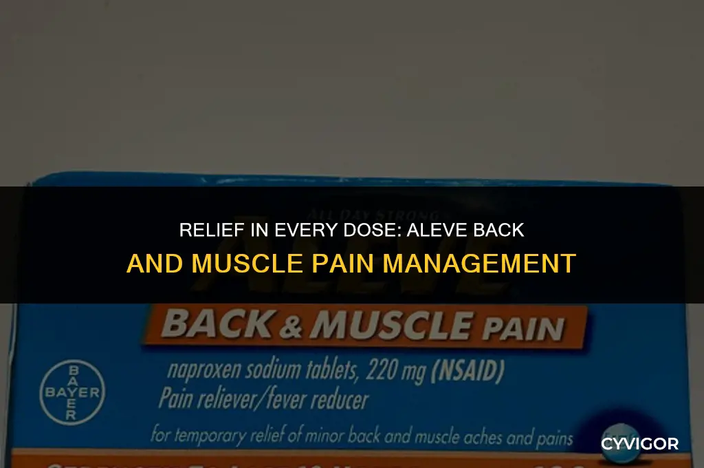 how many aleve back and muscle