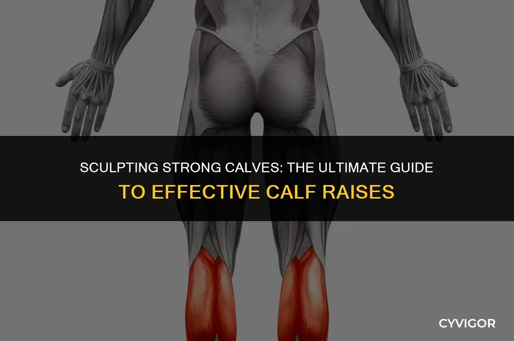 how many calf raises should i do to build muscle