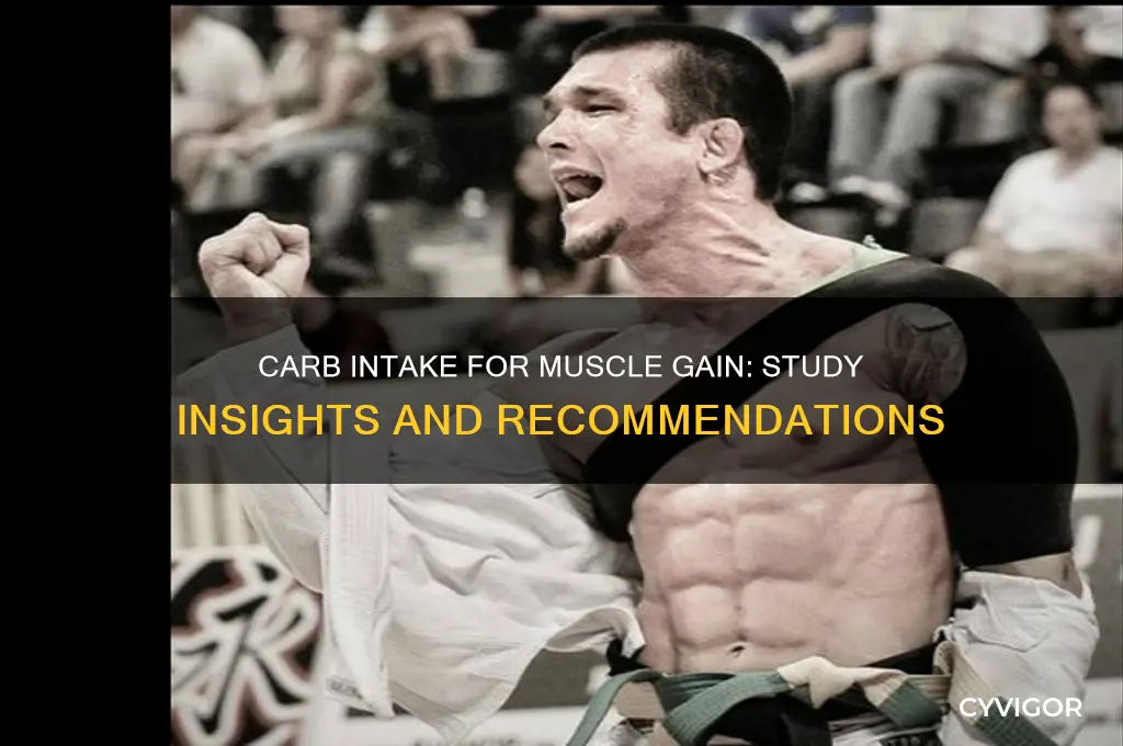 how many carbs are needed to gain muscle study