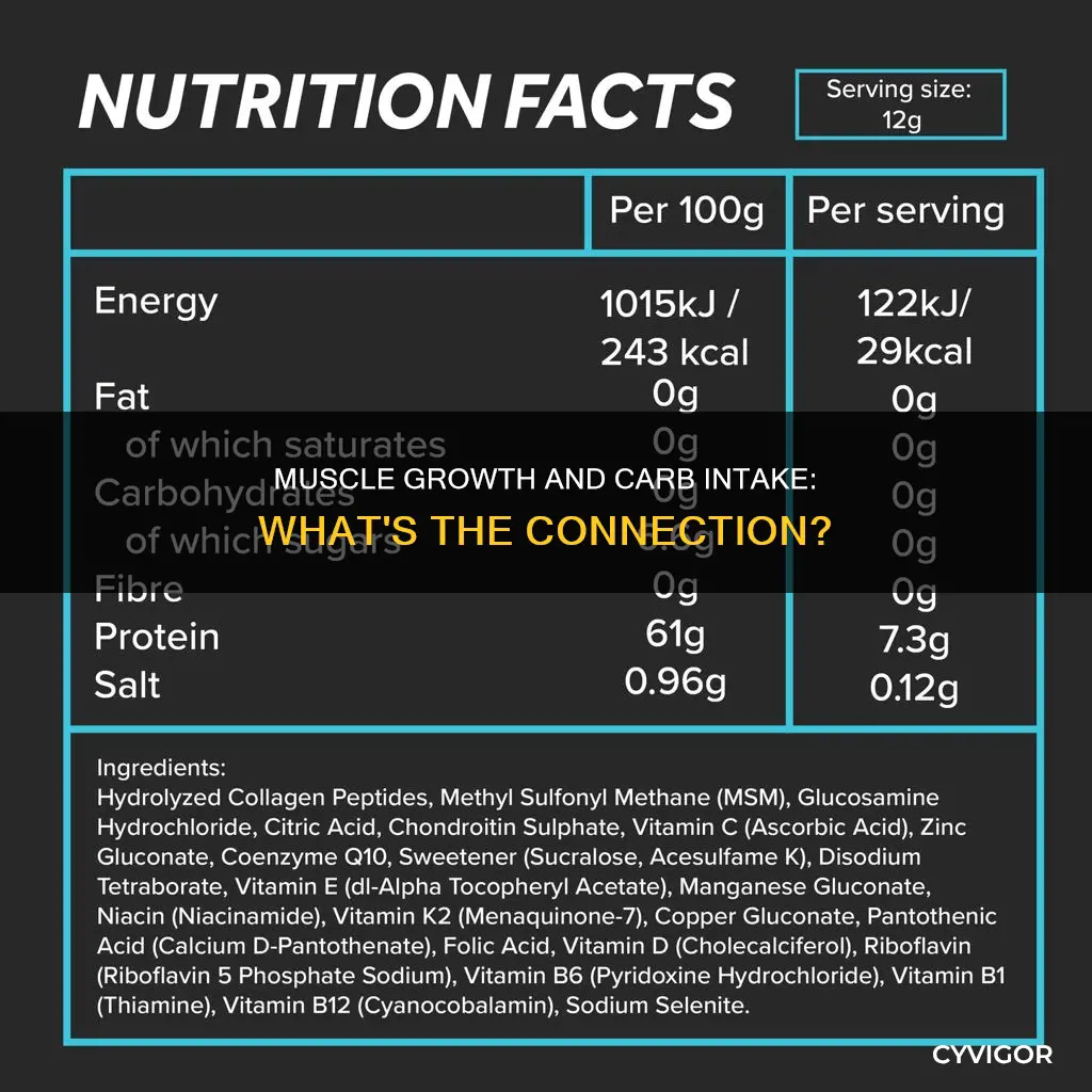 how many carbs in muscles