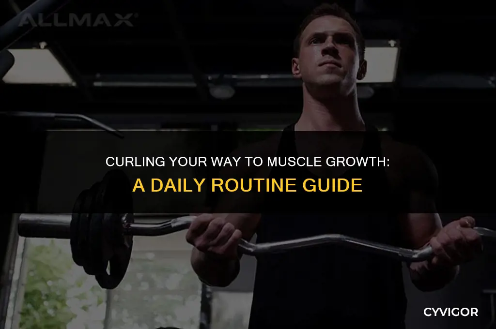 how many curls a day to build muscle