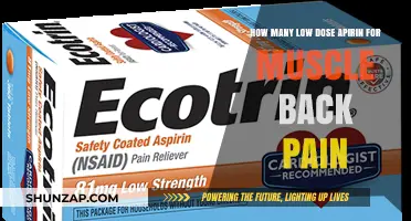 Low-Dose Aspirin for Muscle Back Pain: Dosage and Effectiveness