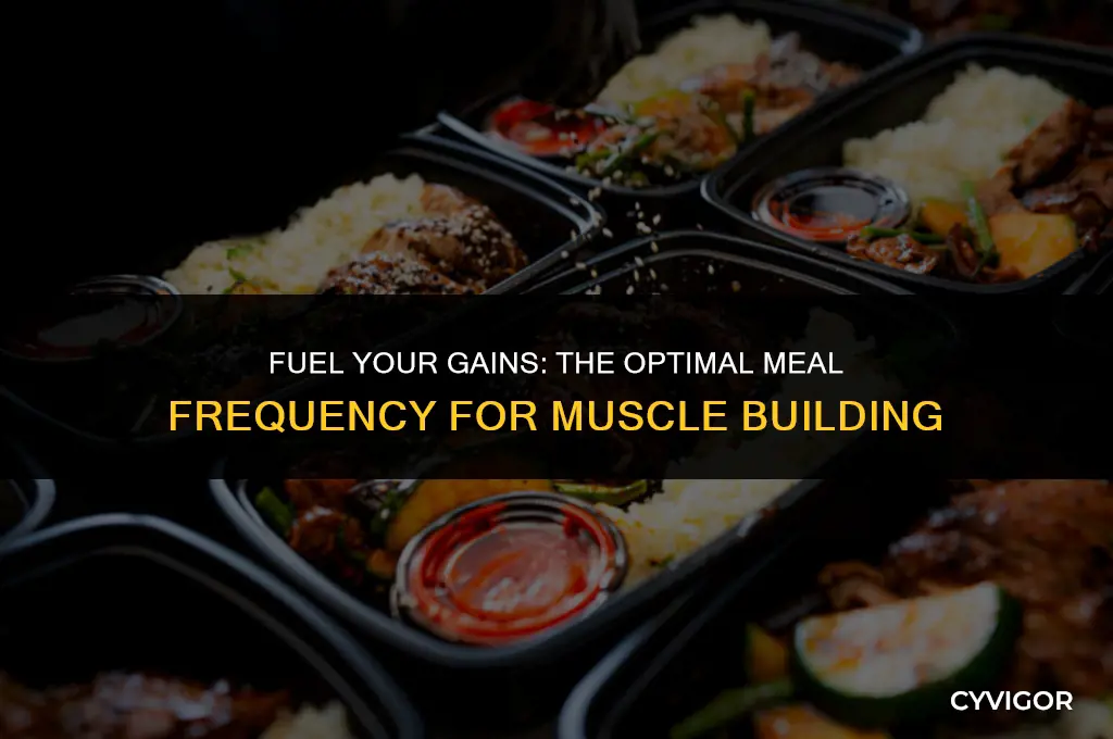 how many meals a day to build muscle