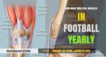 Annual Muscle Pull Injuries Among Football Players: A Statistical Overview