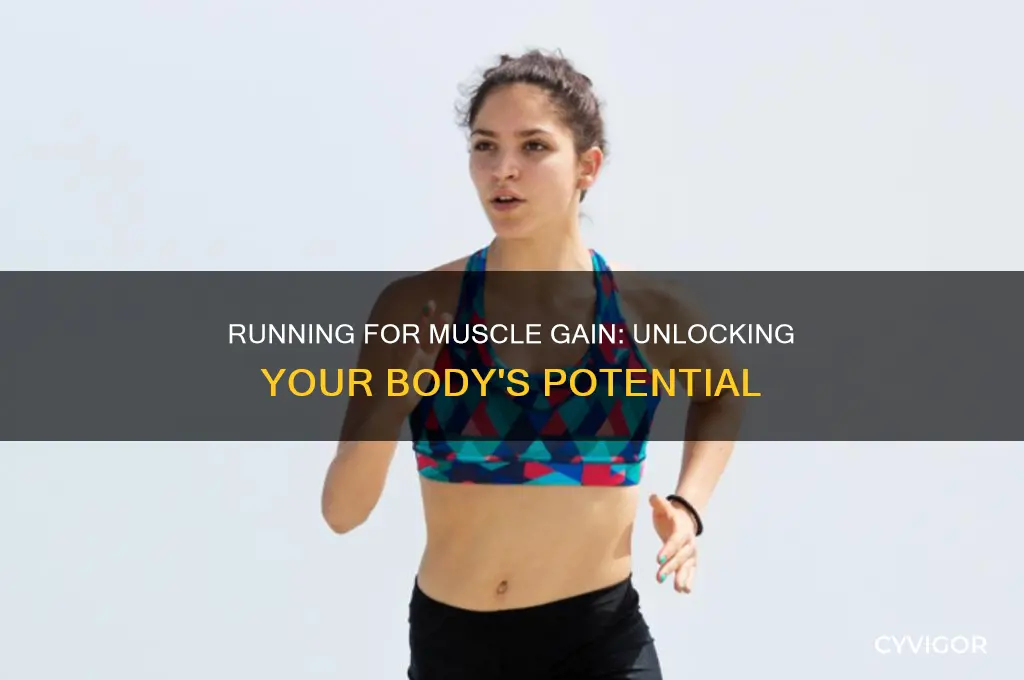 how many pounds of muscle can you gain from running