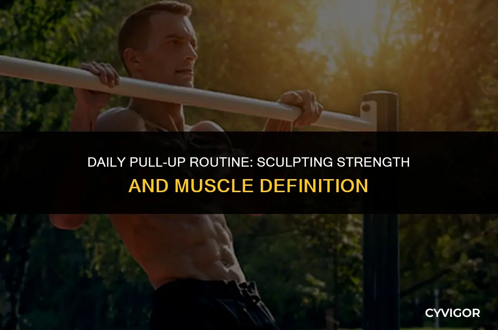 how many pull ups a day to build muscle