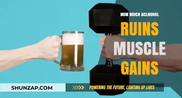 Alcohol's Impact: How Much Drinking Ruins Your Muscle Gains?