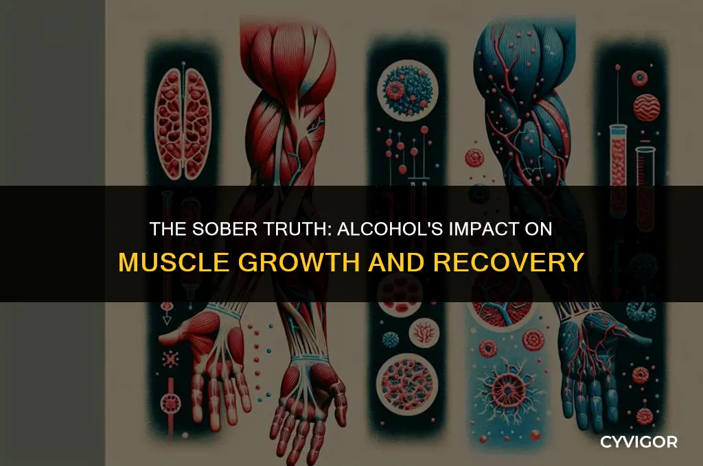 how much does alcohol set you back in muscles