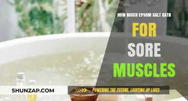 Soothing Sore Muscles: Epsom Salt Bath Dosage Guide for Relief