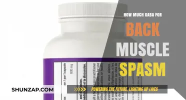 Relieving Back Muscle Spasms: The Optimal GABA Dosage Guide