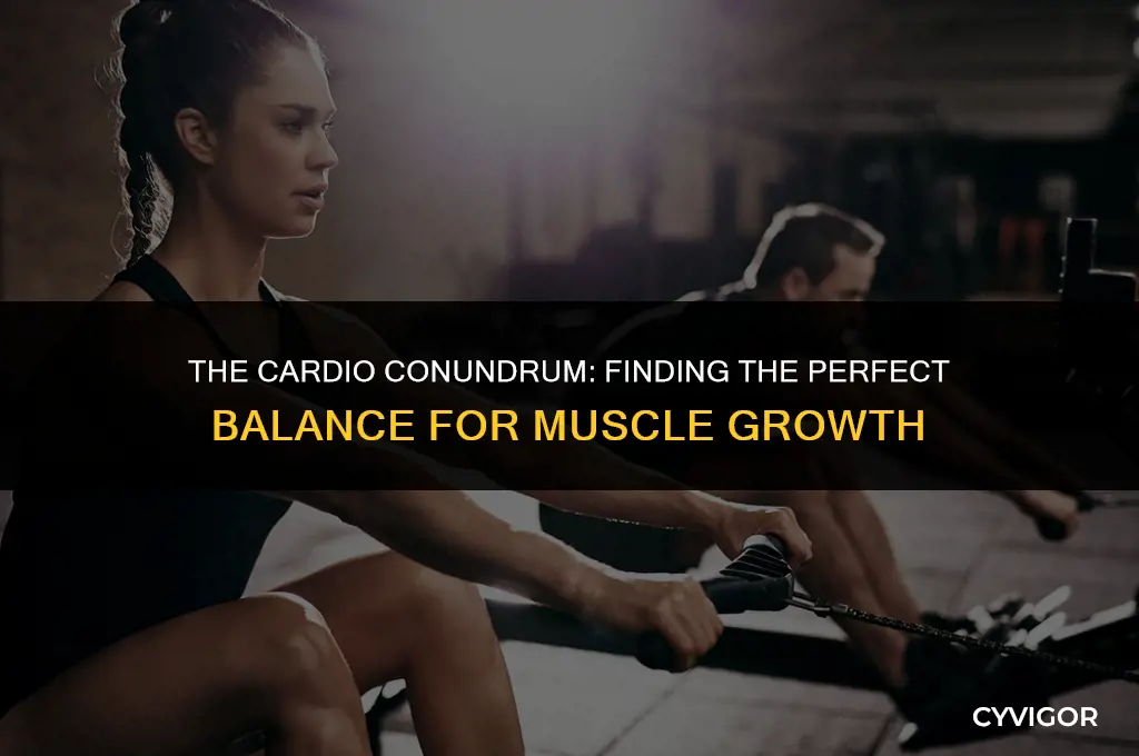 how much is too much cardio for building muscle
