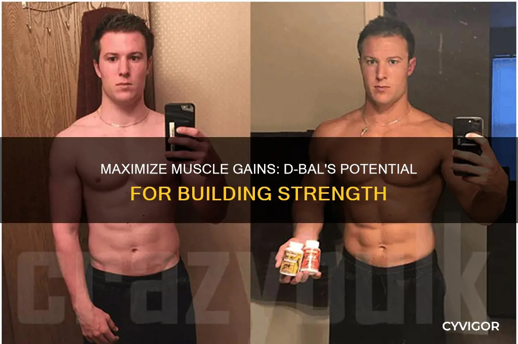 how much muscle can i gain by using d bal