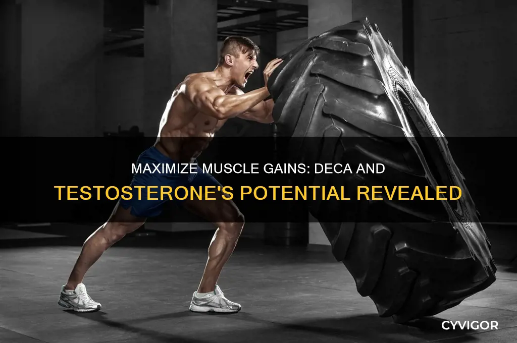 how much muscle can i gain using deca and testosterone