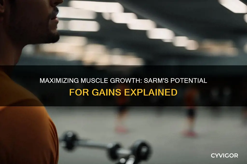 how much muscle can you gain on sarms