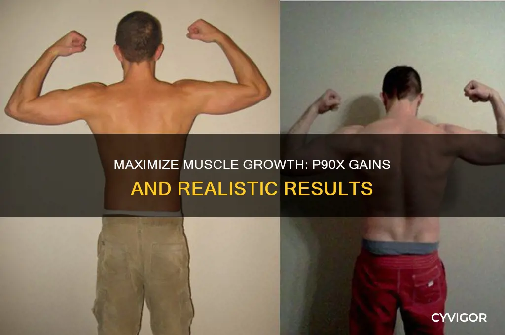 how much muscle can you gain with p90x