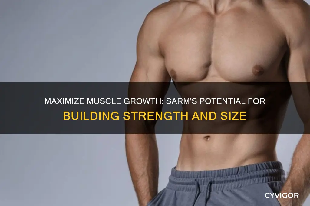 how much muscle can you gain with sarms