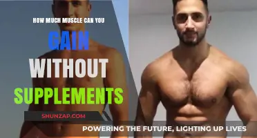 Building Muscle Naturally: How Much Gain is Possible Without Supplements?