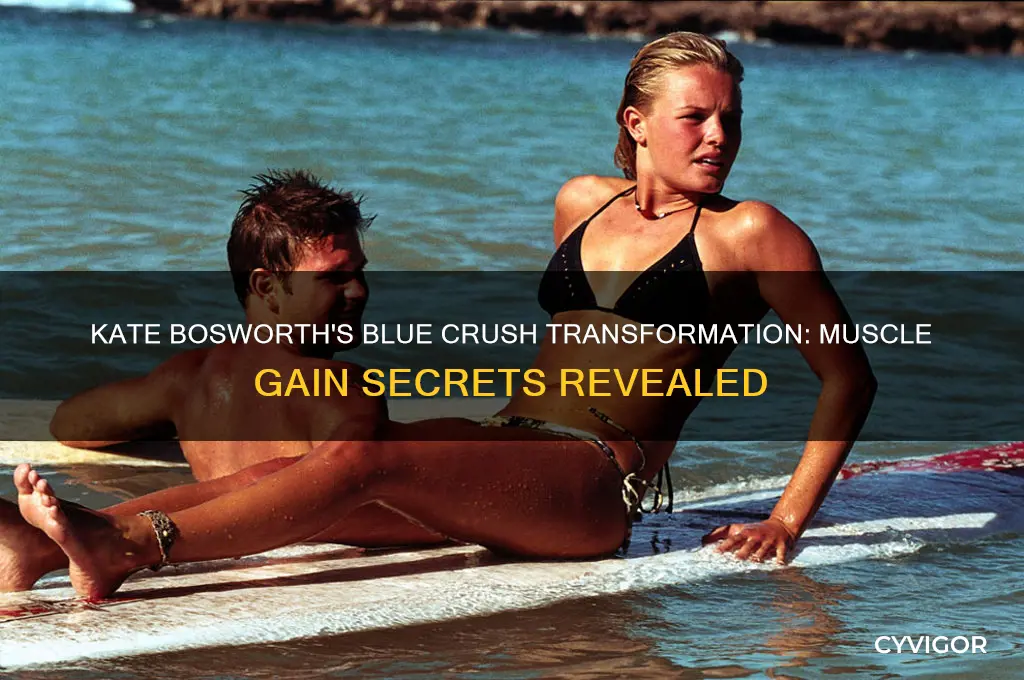 how much muscle did kate gain for blue crush