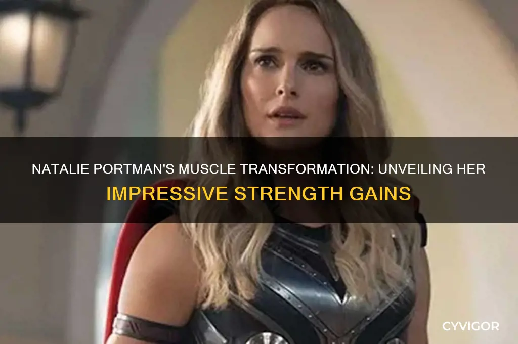 how much muscle did natalie portman gain