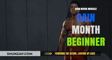 Maximizing Muscle Gain: Beginner's Monthly Progress and Potential