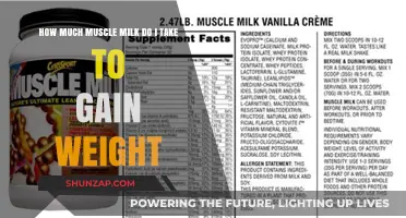Muscle Milk Dosage for Weight Gain: Optimal Intake Guide